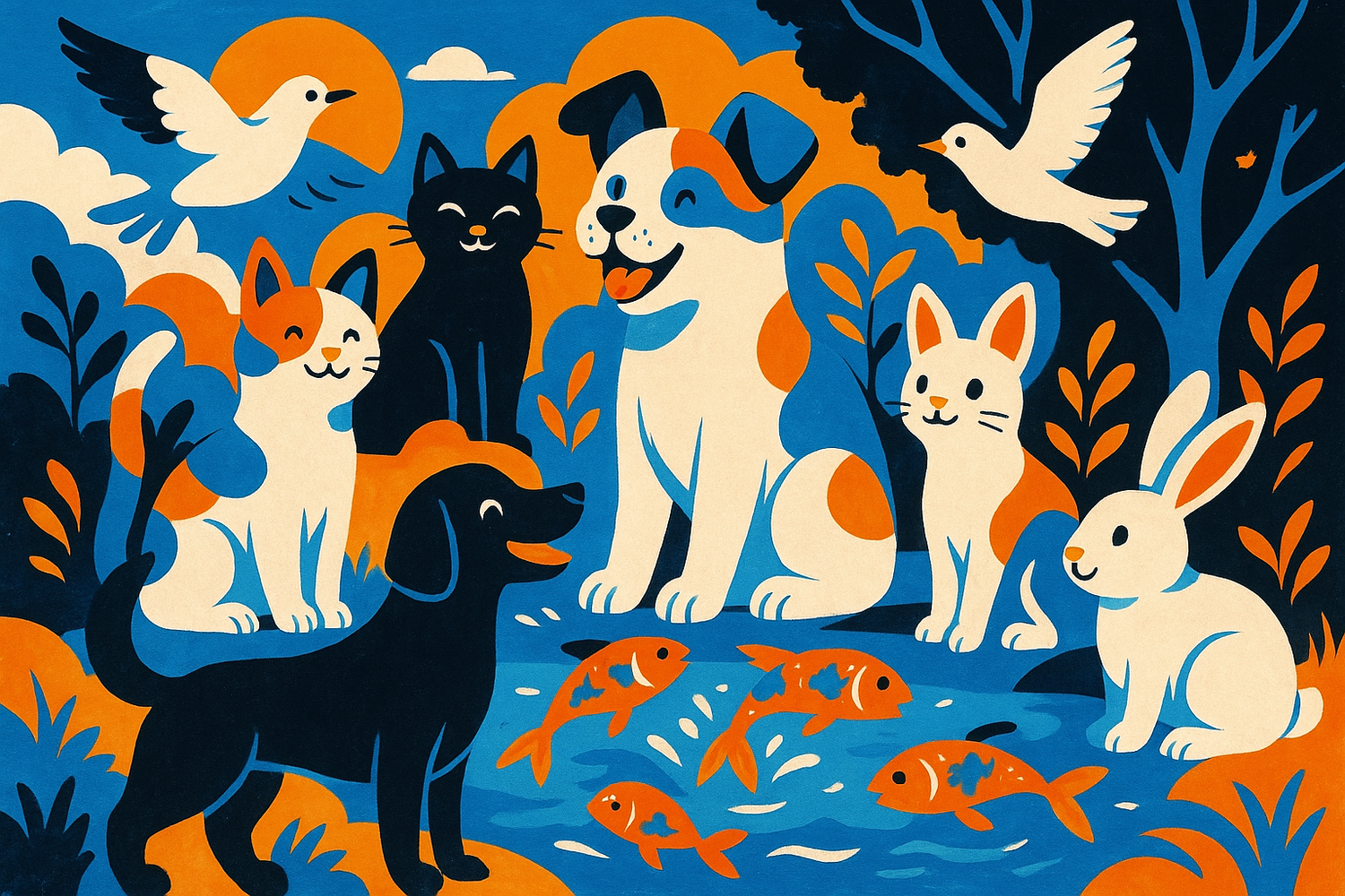 Where are the animals.
